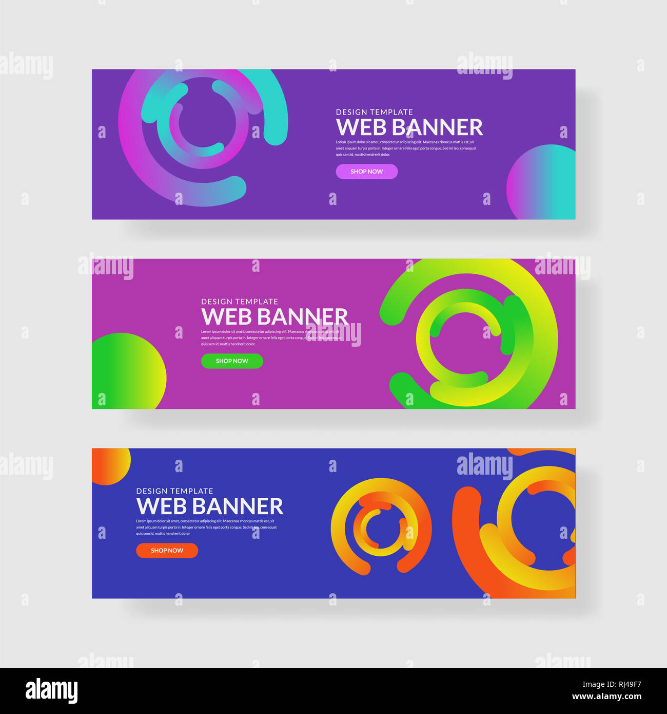 Website banner ui ux Stock Photo - Alamy