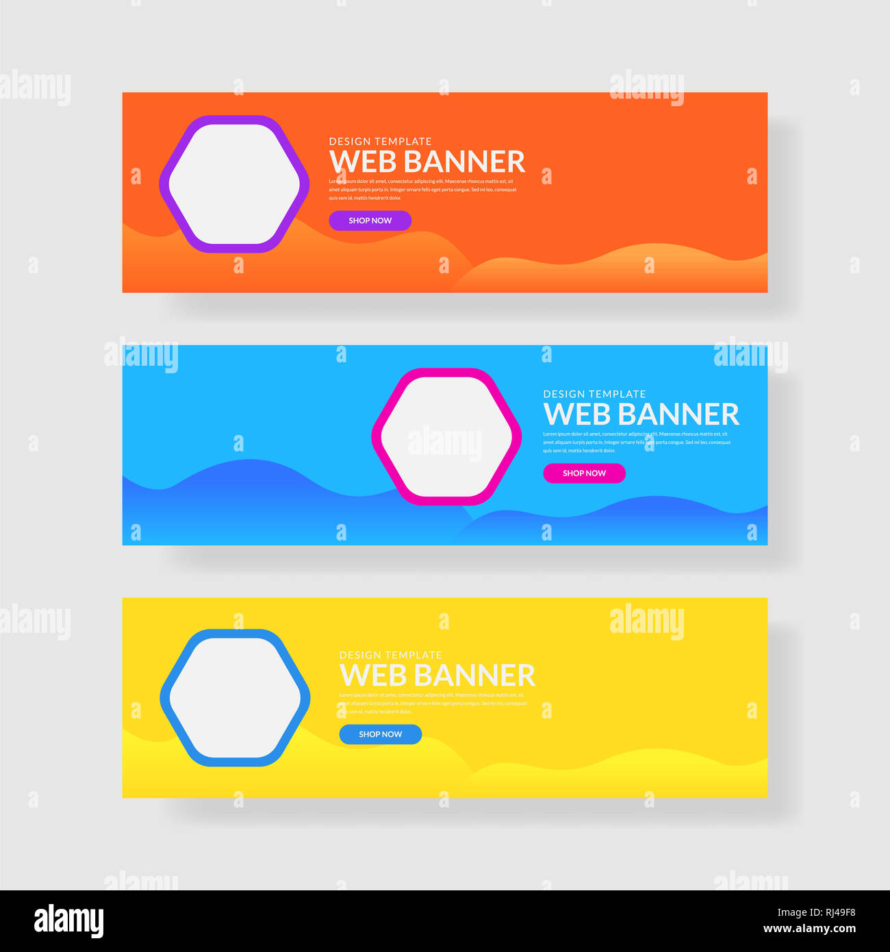 Website banner ui ux Stock Photo - Alamy
