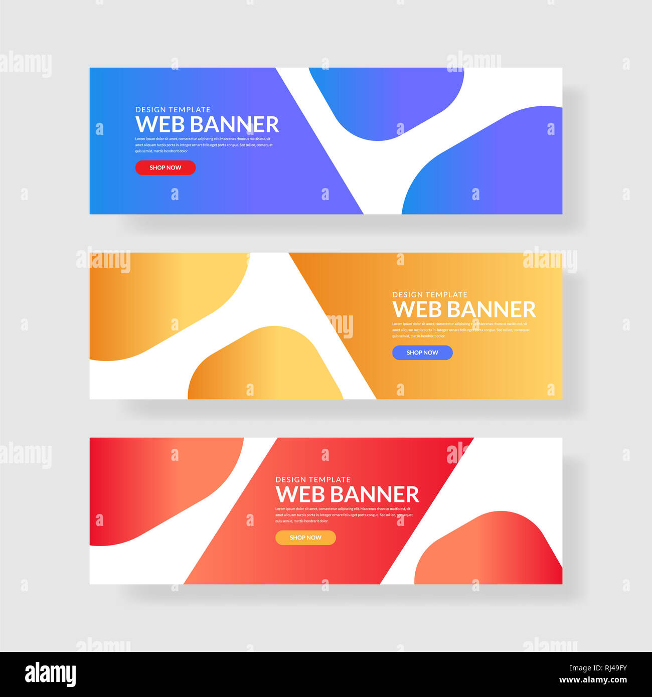 Website banner ui ux Stock Photo - Alamy