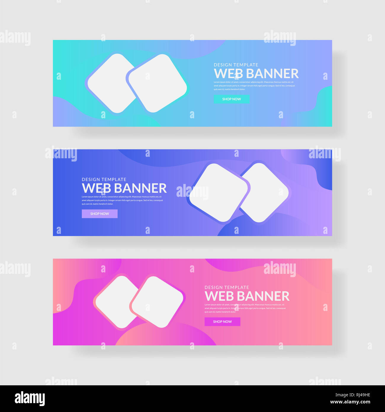 Website banner ui ux Stock Photo - Alamy