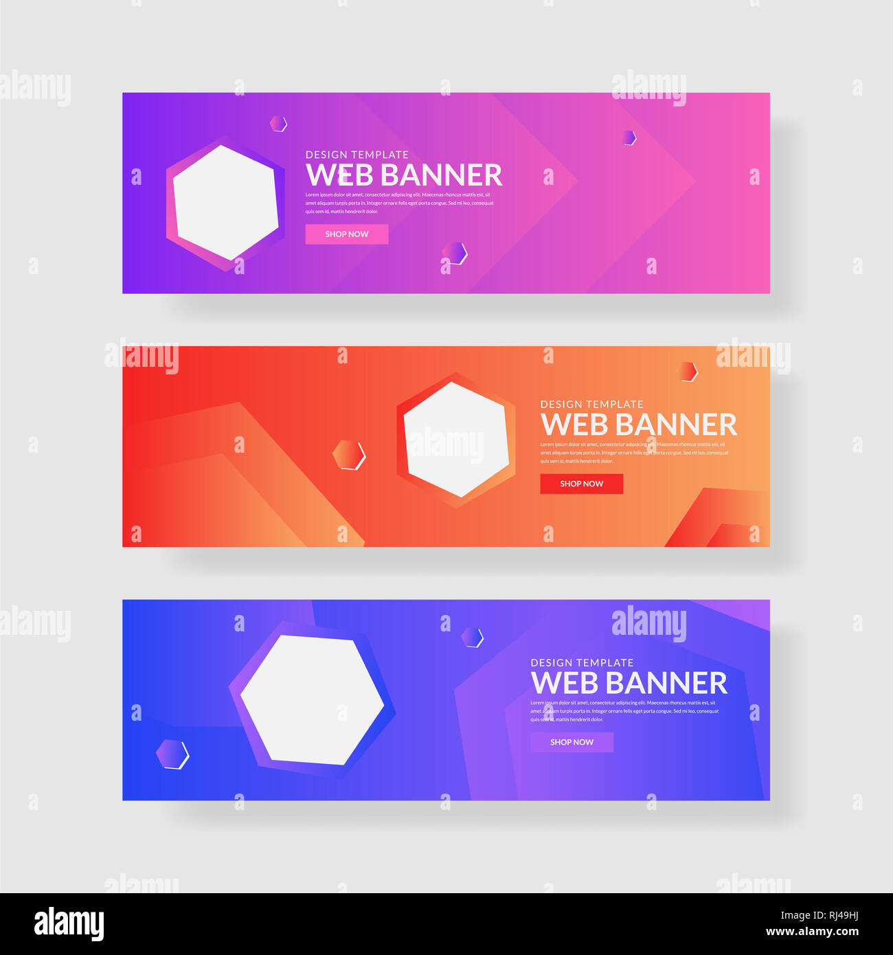 Website banner ui ux Stock Photo - Alamy