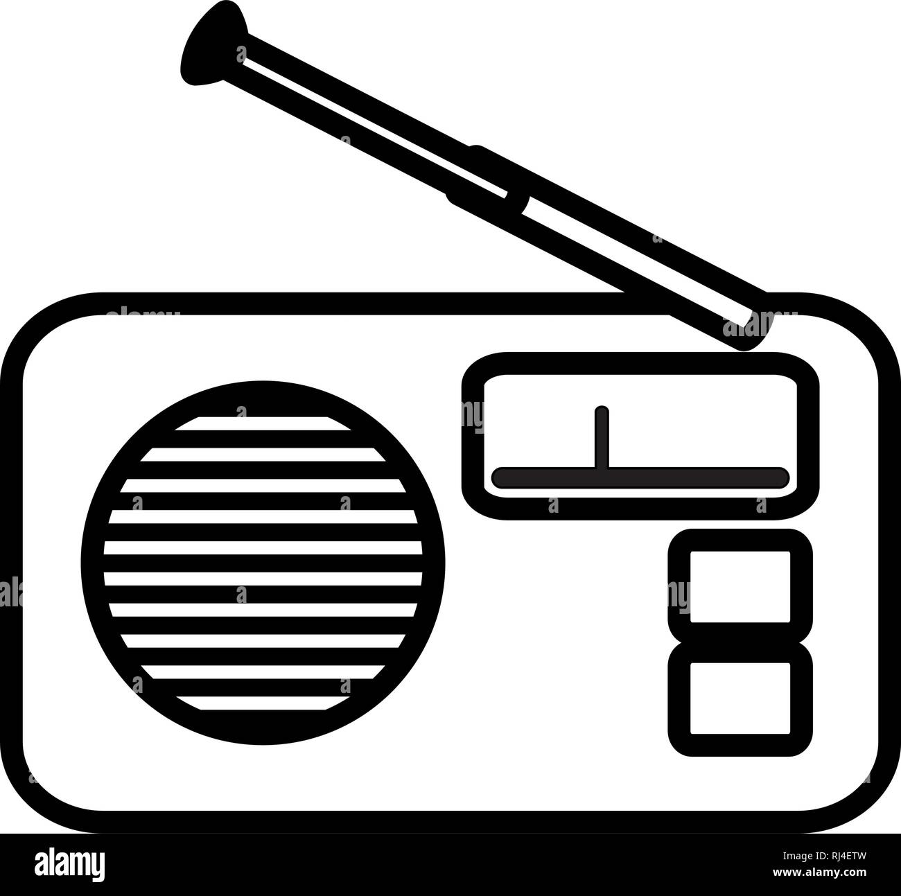 radio fm device icon vector illustration design Stock Vector Image & Art -  Alamy