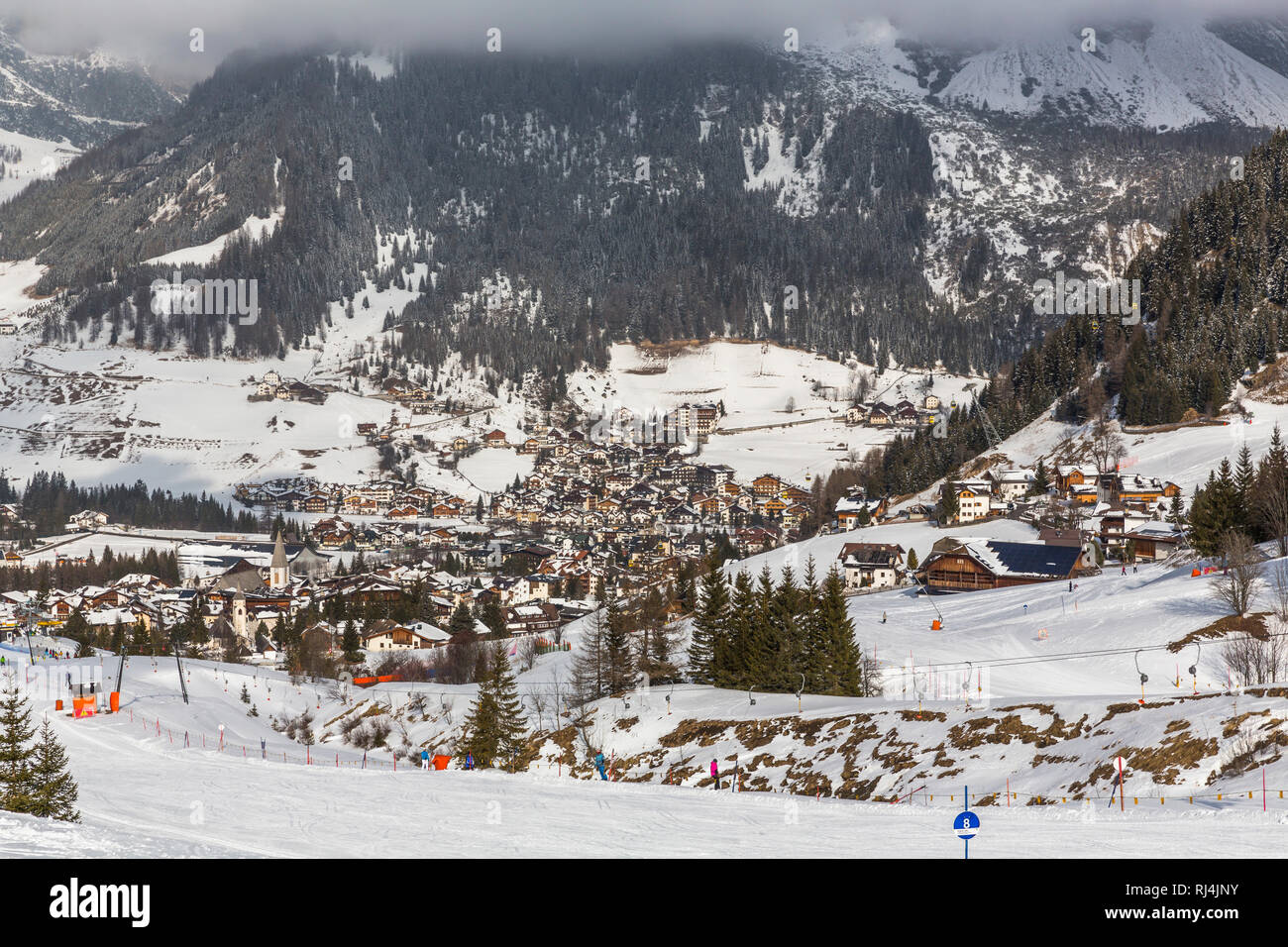 Skiregion Corvara, S?dtirol, Alto Adige, Dolomiten, Italien, Europa Stock Photo