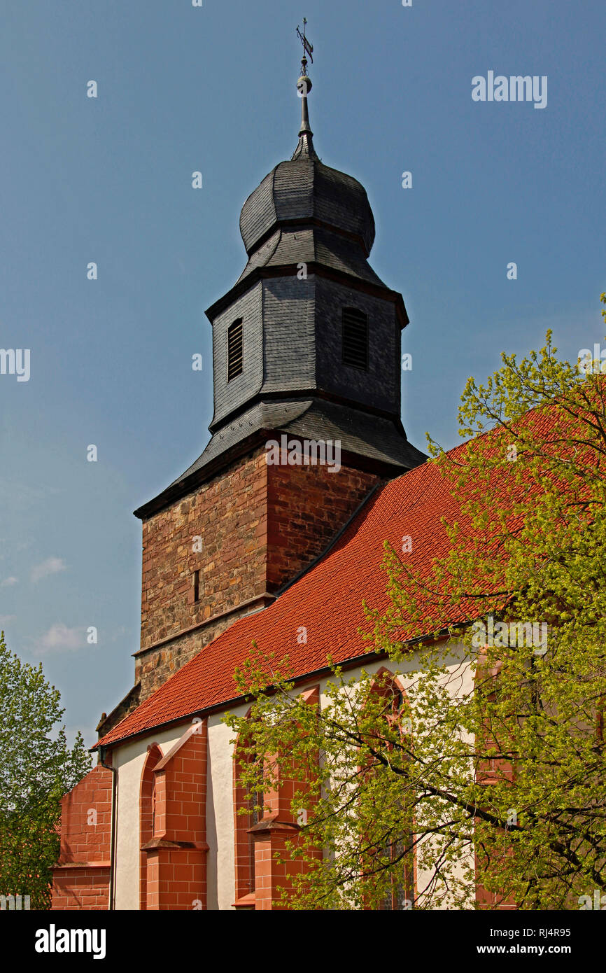 Deutschland, Hessen, Hofgeismar, Neust?dter Kirche, erbaut 1349, Stock Photo