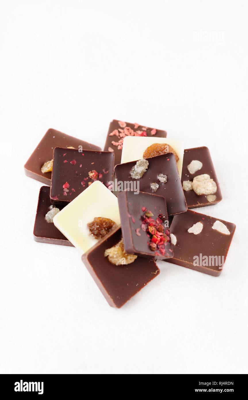 Schokolade Schokoladen Sorten Tafeln Stock Photo 234904817 Alamy