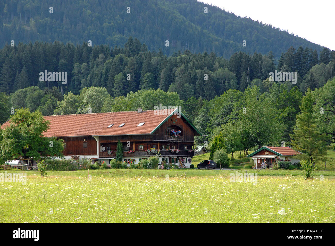 Altes bayerisches Bauernhaus, Stock Photo