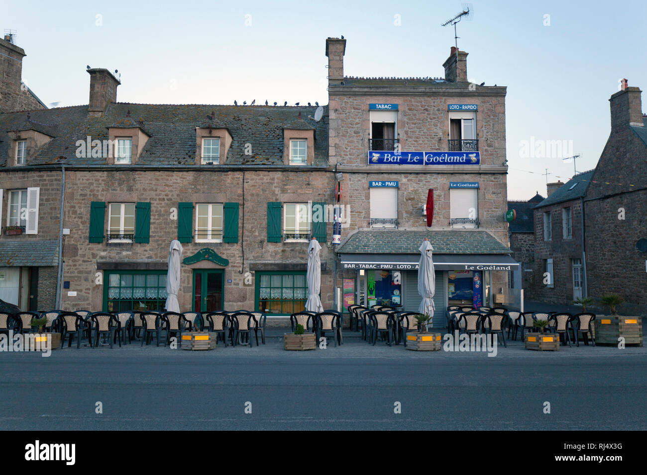 Haus in Barfleur Stock Photo