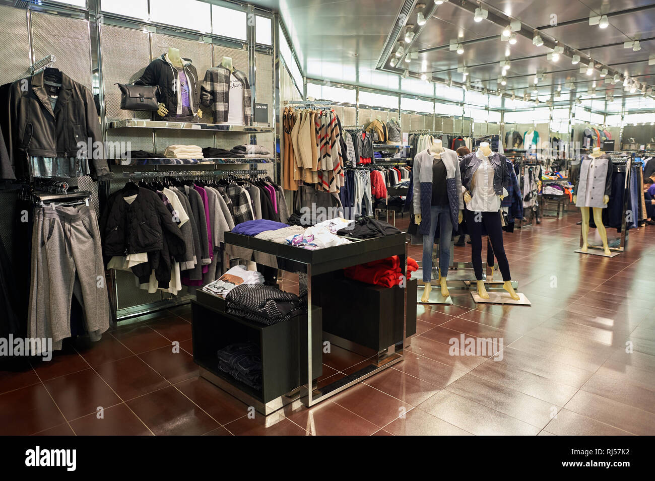 HONG KONG - DECEMBER 25, 2015: Armani Ecxhange store in Hong Kong. Armani  Exchange is retails fashion and lifestyle products and is known for its  occa Stock Photo - Alamy