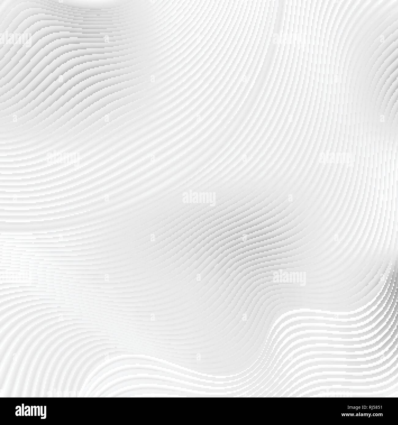 Abstract modern white grey waves and lines pattern. Vector futuristic ...