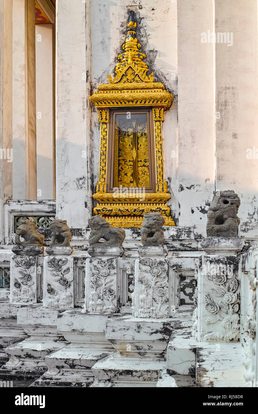 Wat Pho, Buddhist temple in Phra Nakhon district, Bangkok, Thailand, Stock Photo