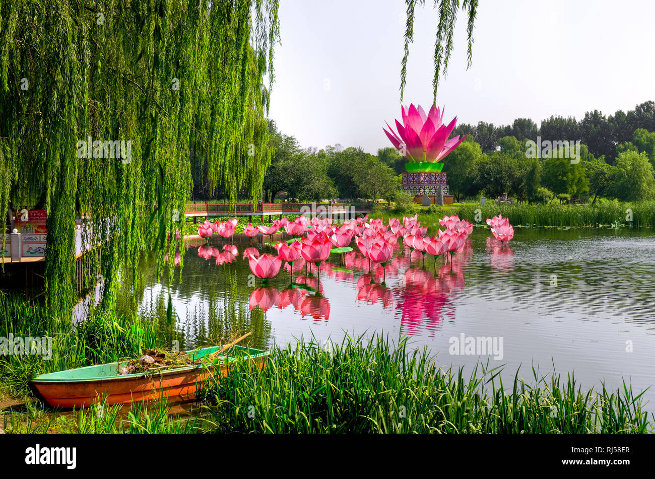 Yuanmingyuan Park, Beijing, China, Stock Photo