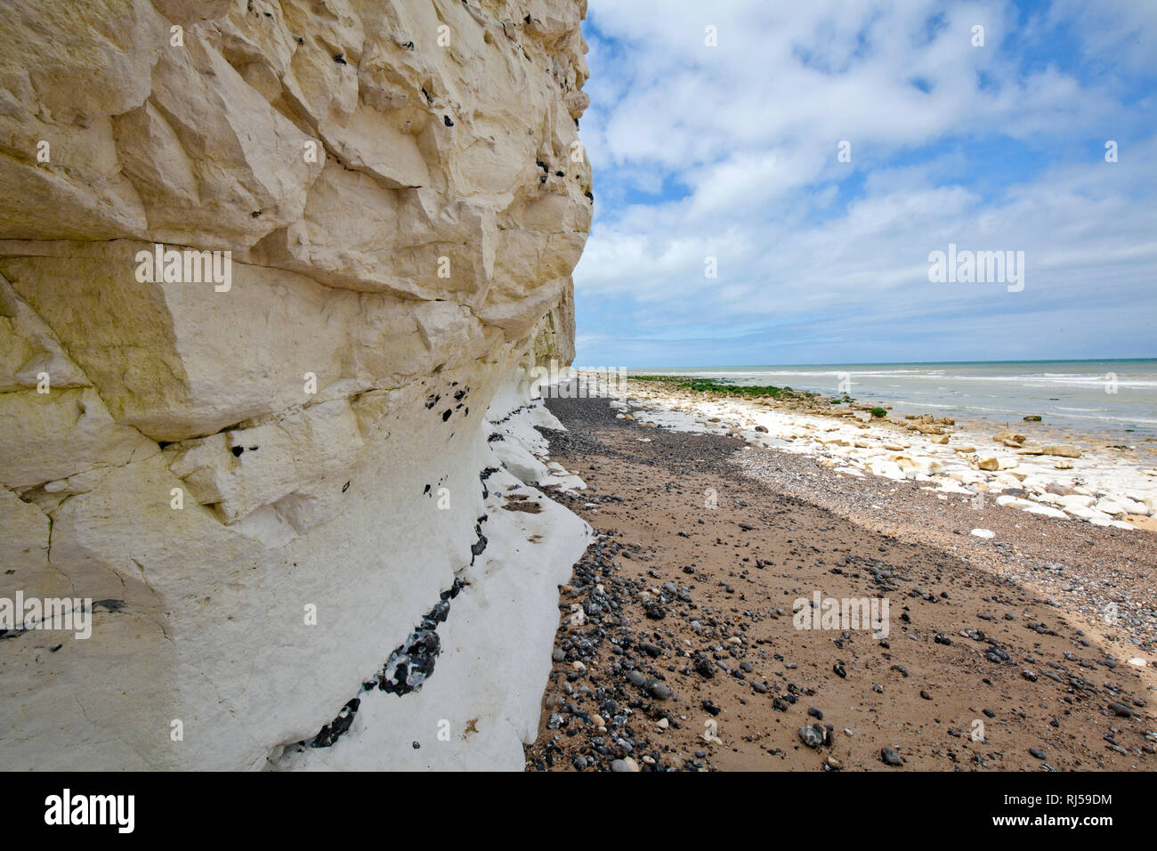 Alabasterküste der Normandie Stock Photo