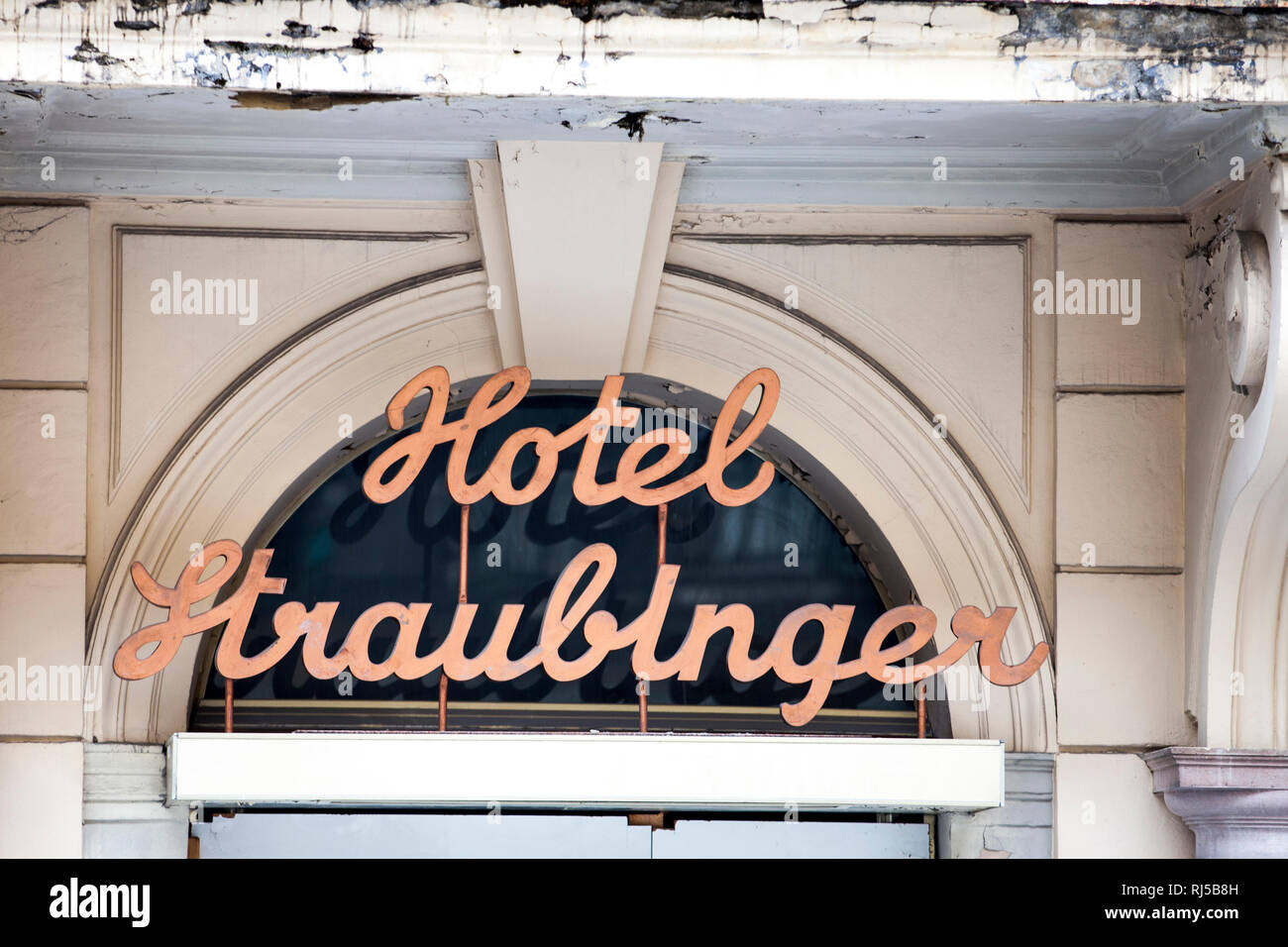 Hotel Straubinger Bad Gastein Stock Photo