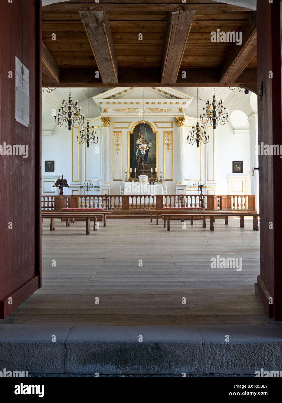 18th century america chapel hi-res stock photography and images - Alamy