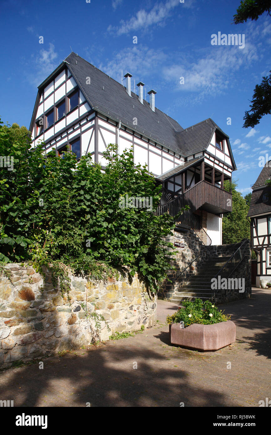 Historisches Fachwerkhaus Zehntscheune, Wetzlarer Altstadt , Wetzlar, Hessen, Deutschland, Europa Stock Photo