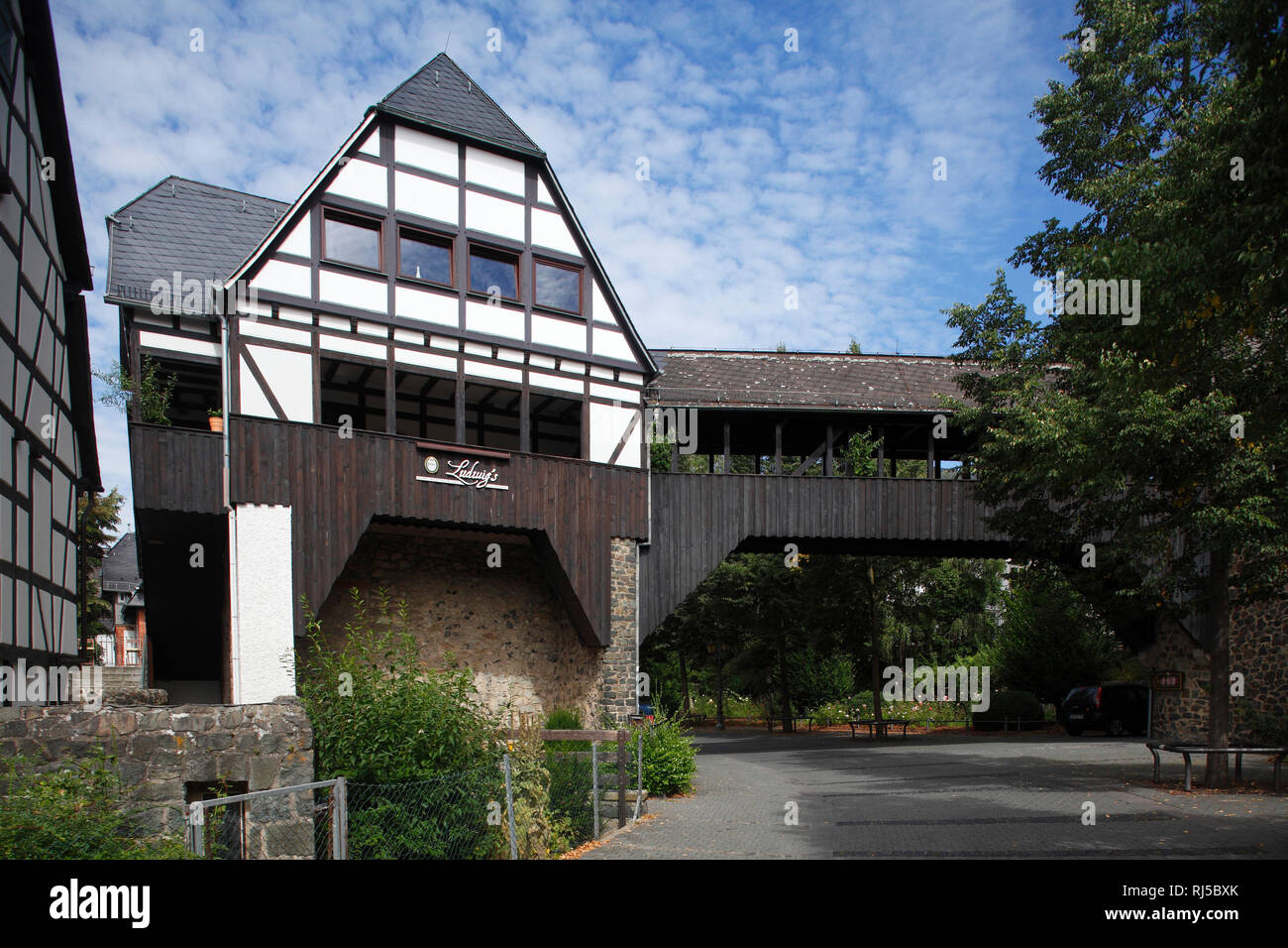 Historisches Fachwerkhaus Zehntscheune, Wetzlarer Altstadt , Wetzlar, Hessen, Deutschland, Europa Stock Photo