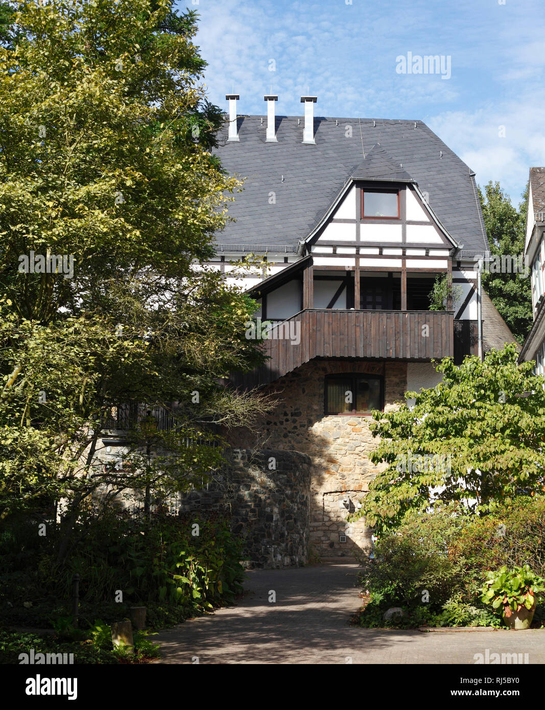 Historisches Fachwerkhaus Zehntscheune, Wetzlarer Altstadt , Wetzlar, Hessen, Deutschland, Europa Stock Photo