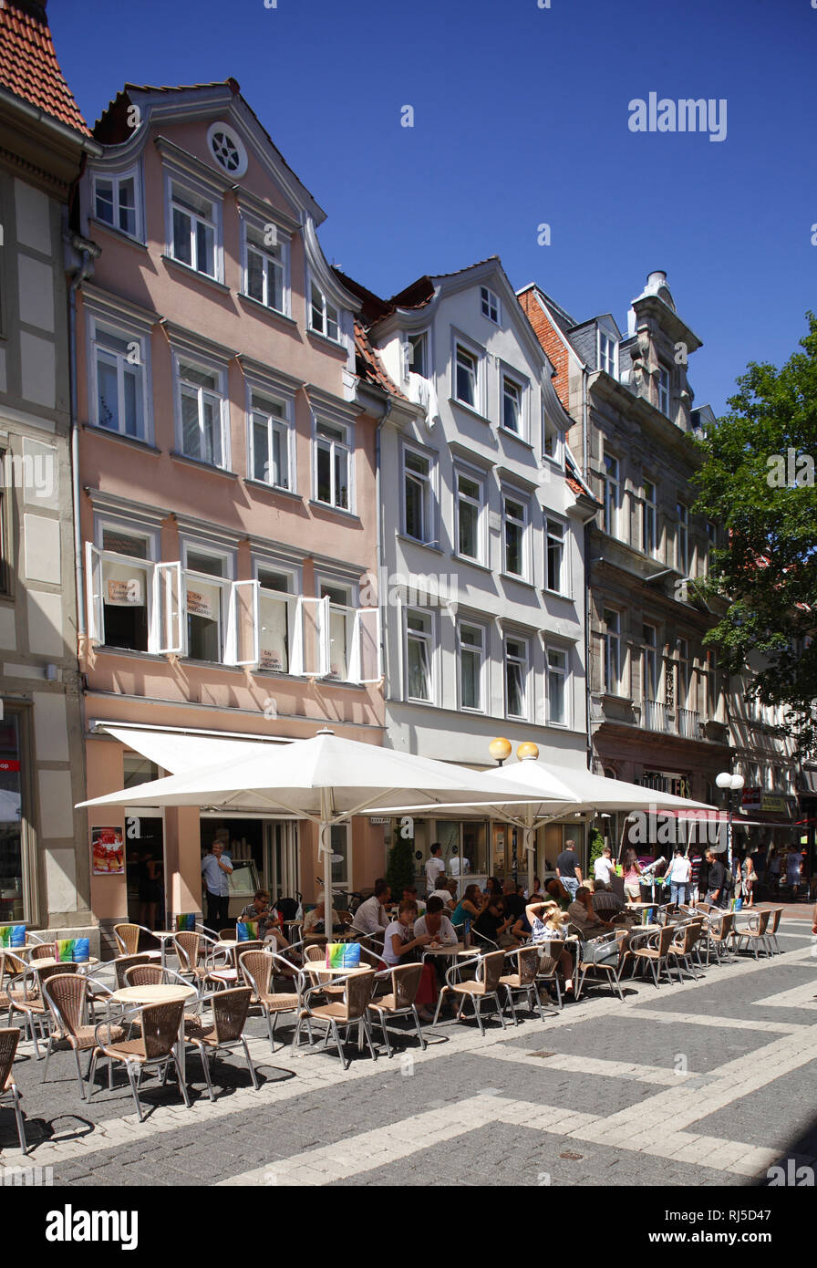 Goettingen : Historische Häuser in der Weender Straße Stock Photo