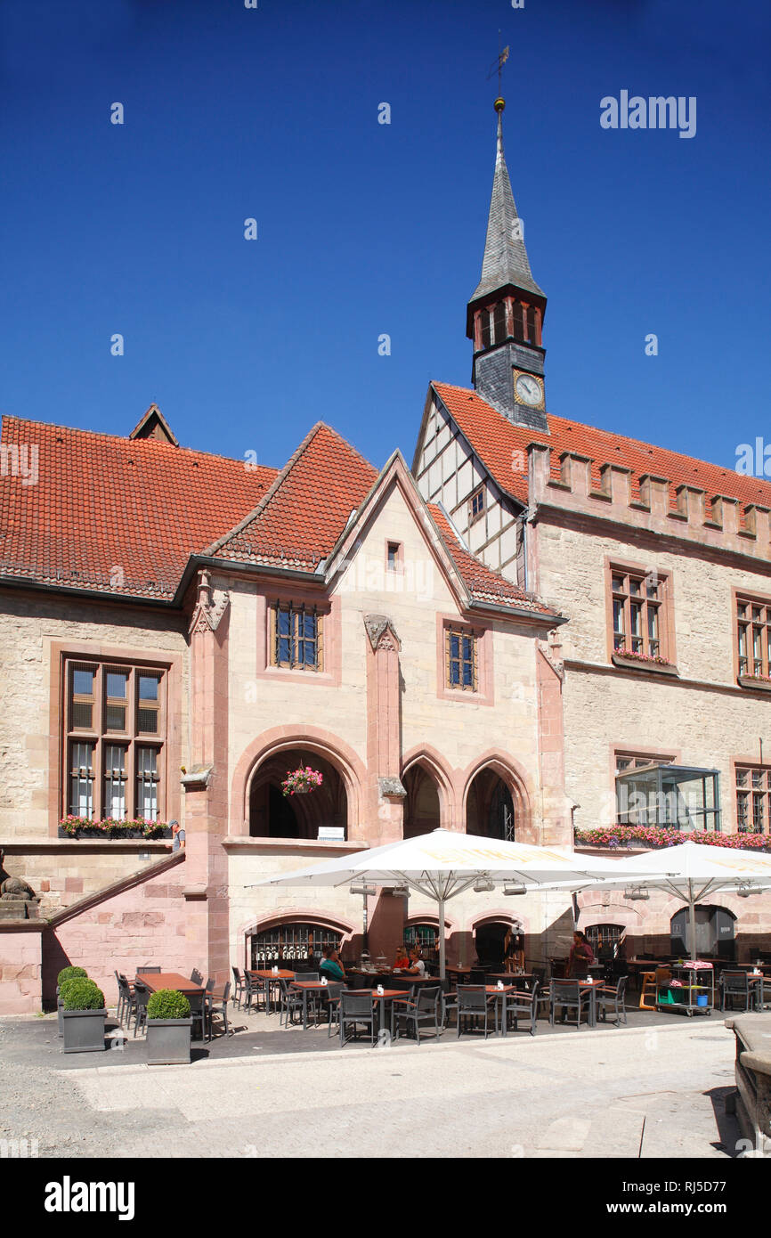 Goettingen : Altes Rathaus  auf dem Marktplatz Stock Photo