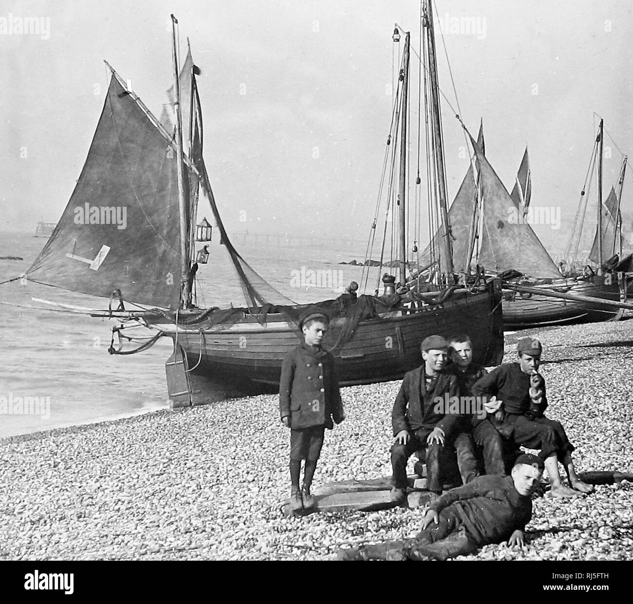 Hastings beach Stock Photo Alamy