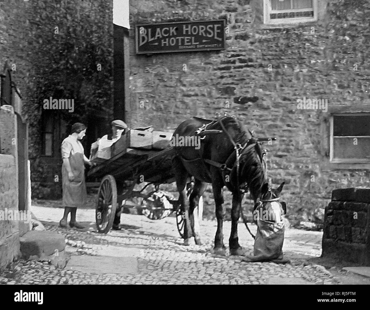 Black Horse, Grassington Stock Photo - Alamy