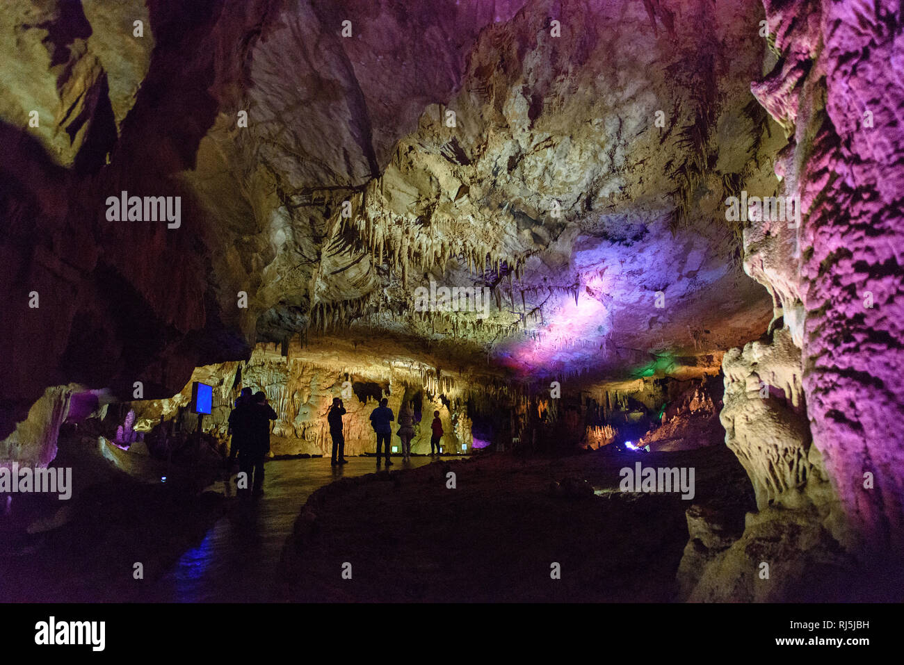 Prometheus Höhle bei Kutaissi. Roadtrip durch Georgien im Oktober 2016. Stock Photo