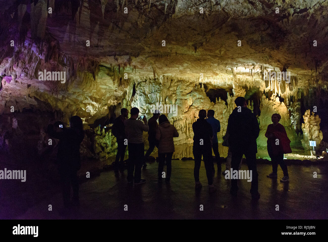 Prometheus Höhle bei Kutaissi. Roadtrip durch Georgien im Oktober 2016. Stock Photo