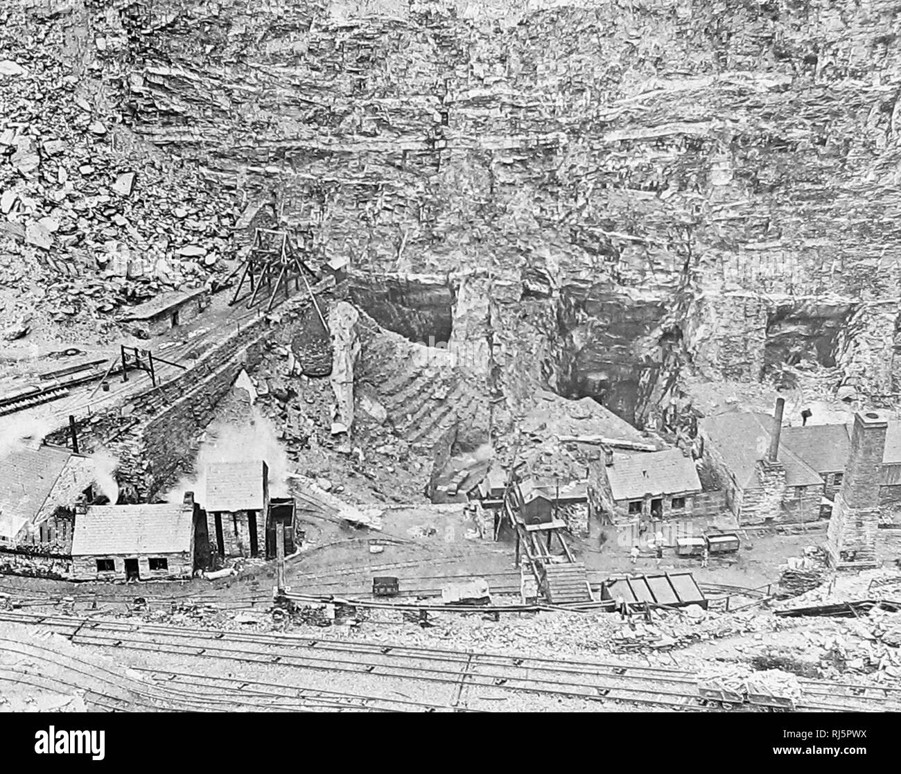 Old quarry Black and White Stock Photos & Images Alamy