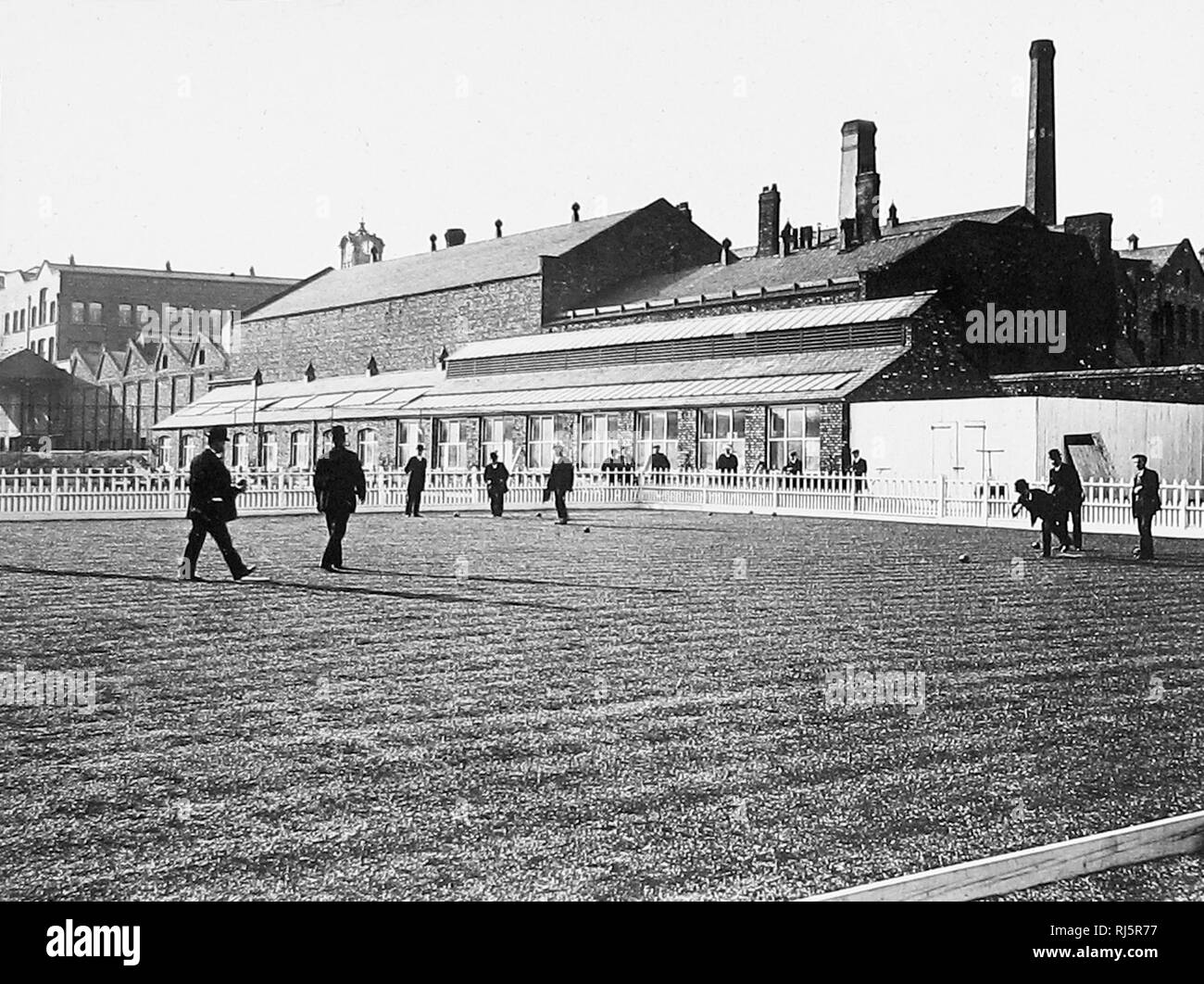 Old bowling green Black and White Stock Photos & Images - Alamy