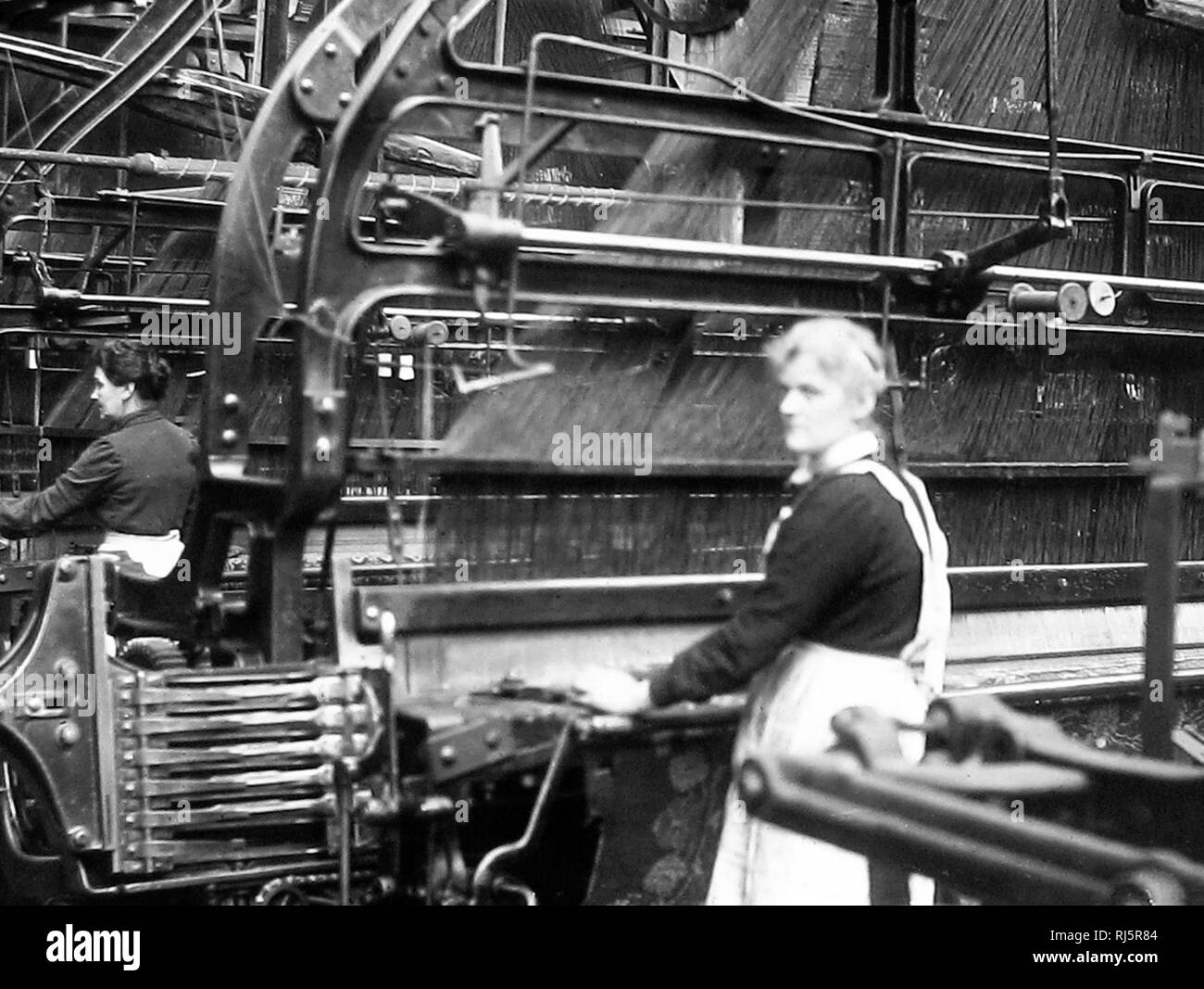 Textile factory Stock Photo