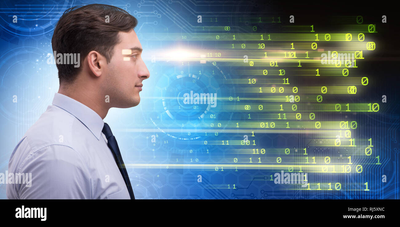 Cognitive computing and machine learning concept Stock Photo - Alamy
