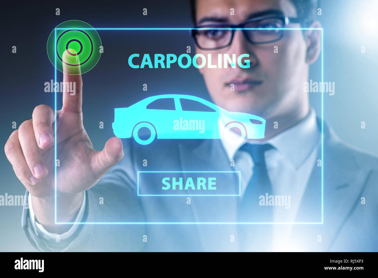 Business people carpooling in car hi-res stock photography and images ...