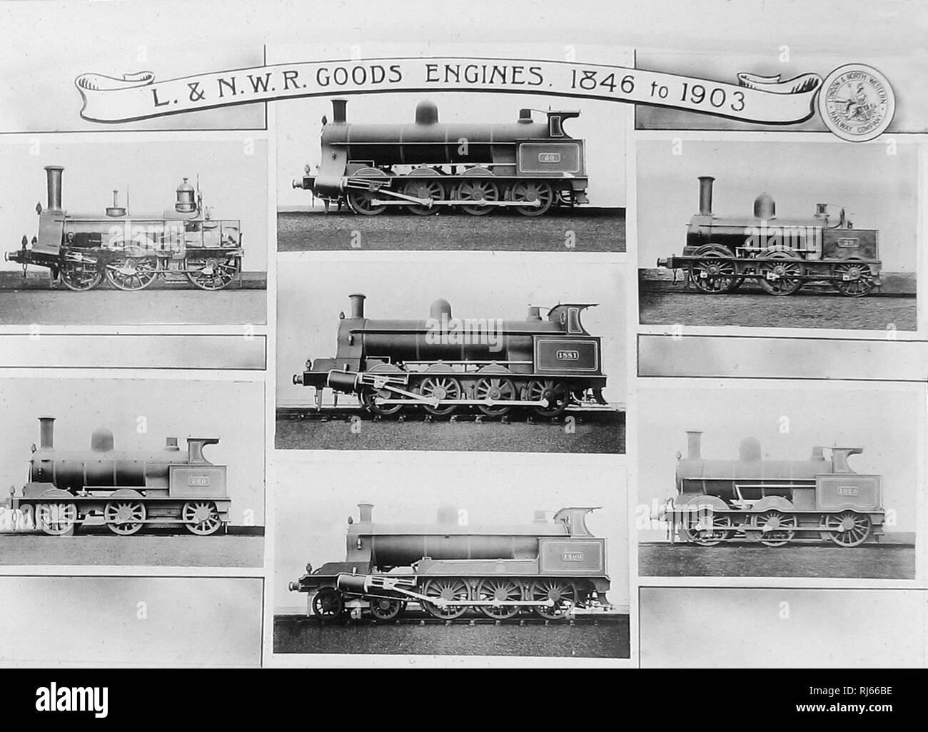 Lnwr Railway Goods Locomotives Black And White Stock Photos And Images