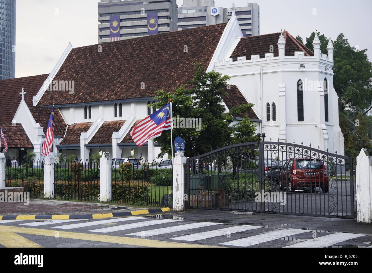 St Mary Anglican church, Kuala Lumpur, Malaysia Stock Photo