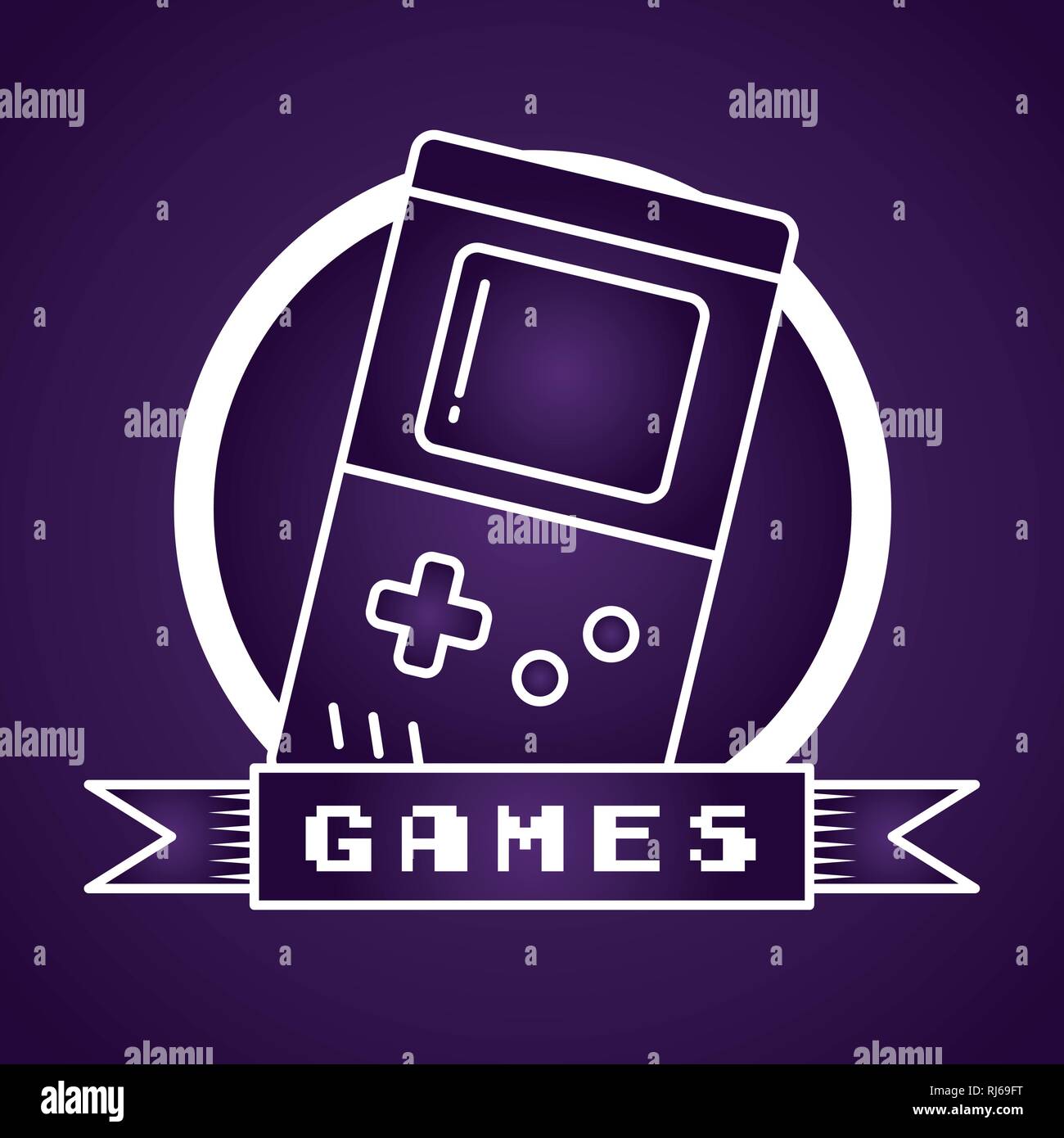 portable console video game Stock Vector Image & Art - Alamy