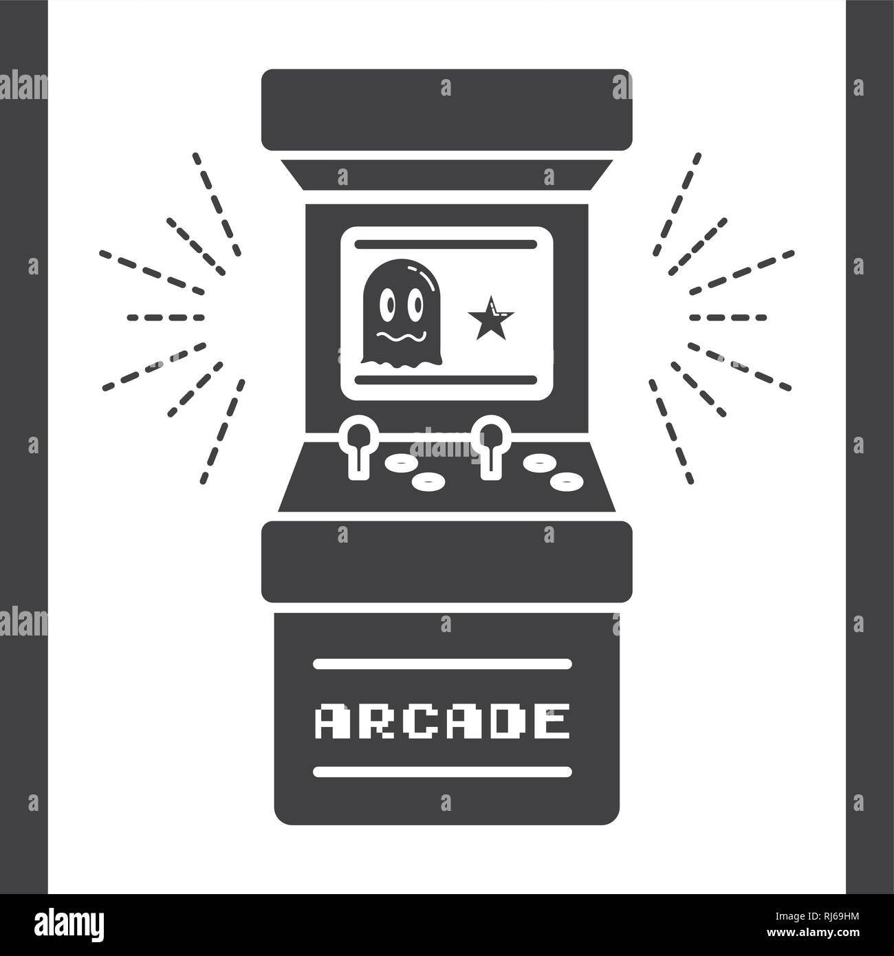 arcade machine video game Stock Vector Image & Art - Alamy