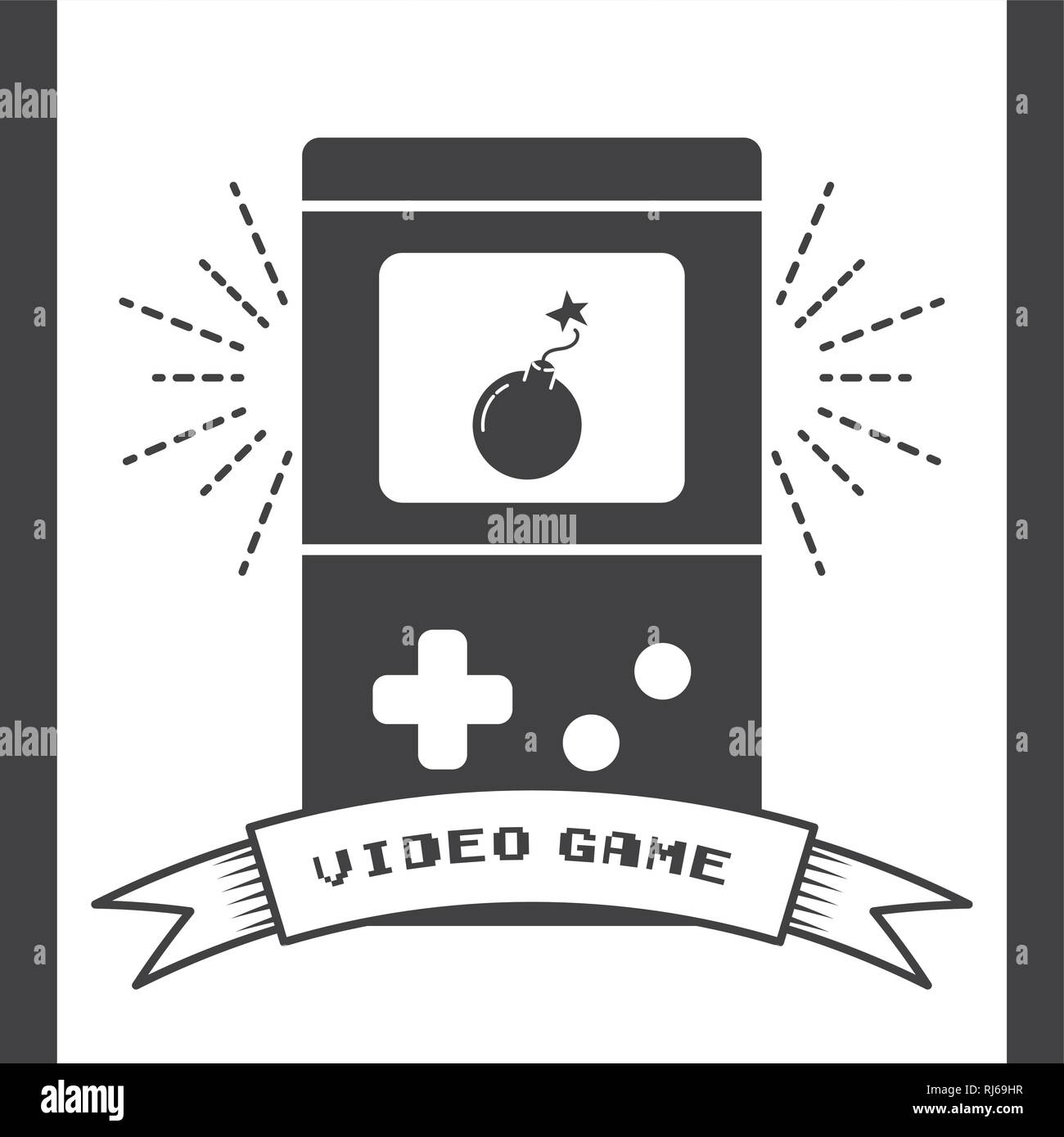 portable console video game Stock Vector Image & Art - Alamy