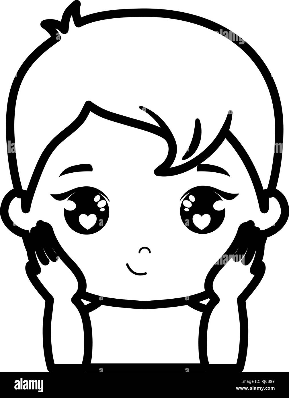 cute and little baby love vector illustration design Stock Vector Image ...
