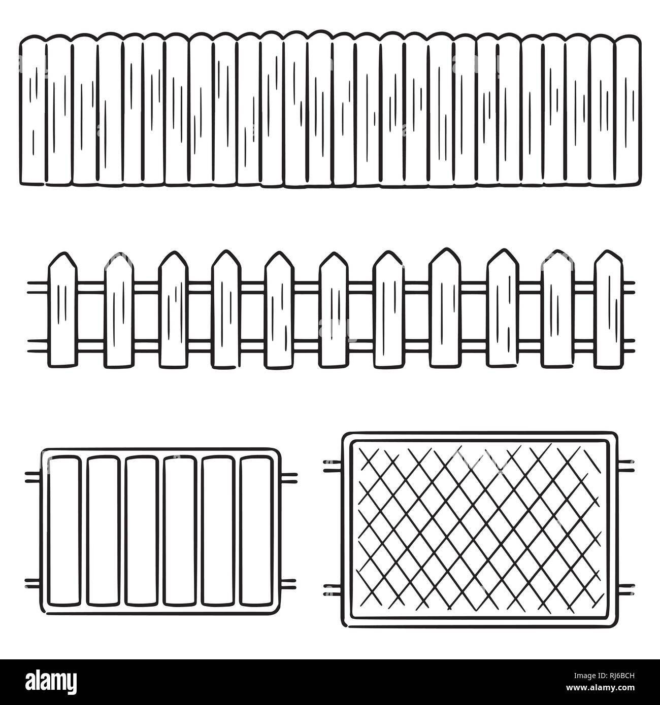 Art deco fence Cut Out Stock Images & Pictures Alamy