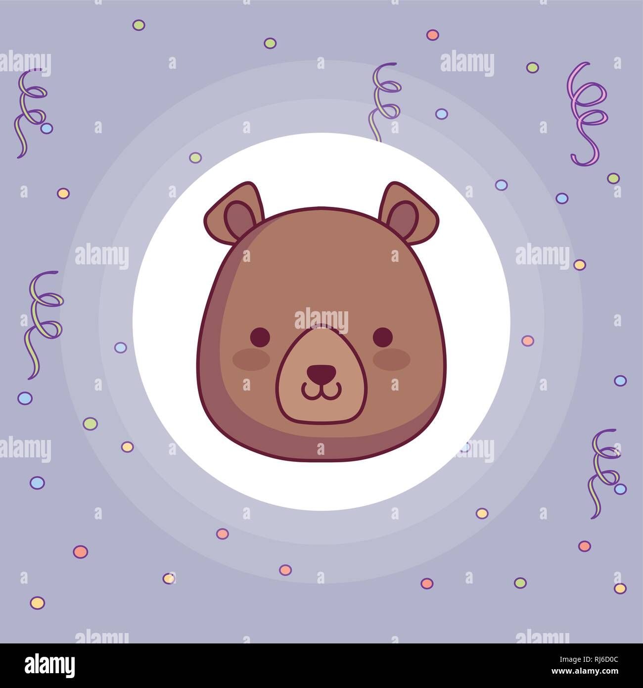 cute and little bear character vector illustration design Stock Vector ...