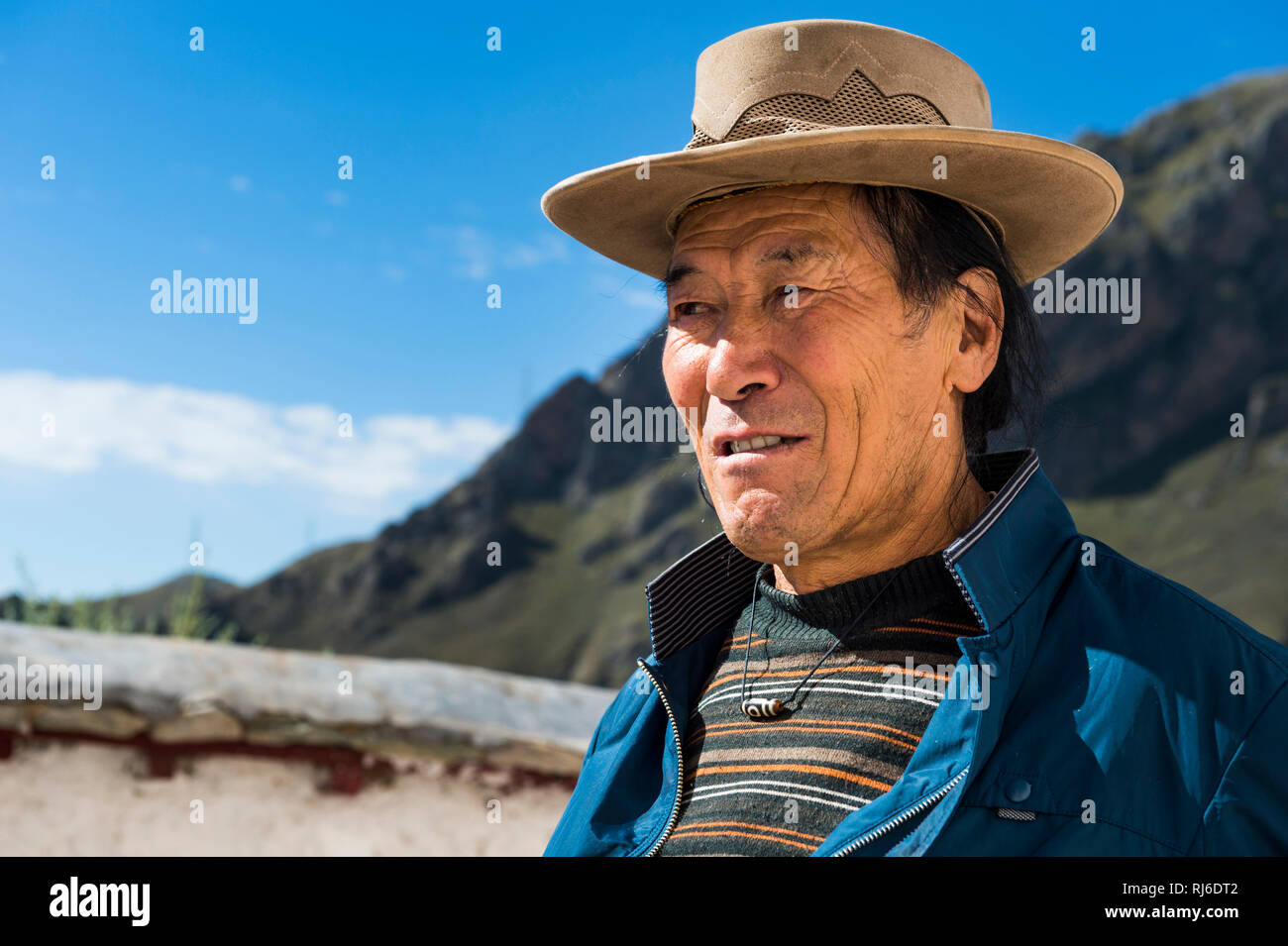 Tibet, das Kloster Drepung Stock Photo Alamy