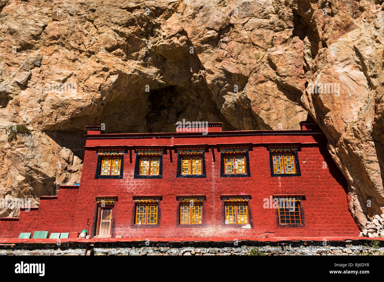 Tibet, Tashi Dor Kloster Stock Photo Alamy
