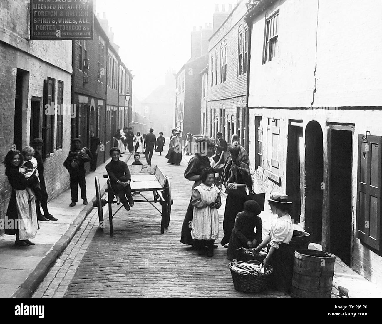 Henrietta Street, Whitby Stock Photo Alamy