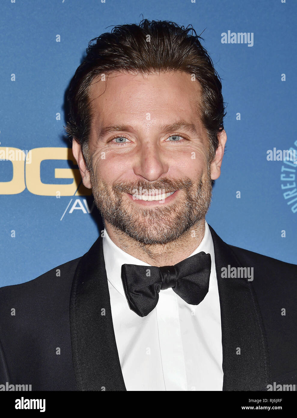 BRADL;EY COOPER American film actor at  the 71st Annual Directors Guild Of America Awards at The Ray Dolby Ballroom at Hollywood & Highland Center on February 02, 2019 in Hollywood, California. Photo: Jeffrey Mayer Stock Photo