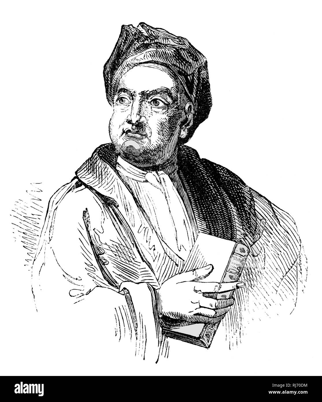 Jacob Tonson, sometimes referred to as Jacob Tonson the elder (1655–1736) was an eighteenth-century English bookseller and publisher. He published editions of John Dryden and John Milton, and is best known for having obtained a copyright on the plays of William Shakespeare by buying up the rights of the heirs of the publisher of the Fourth Folio after the Statute of Anne went into effect. Stock Photo