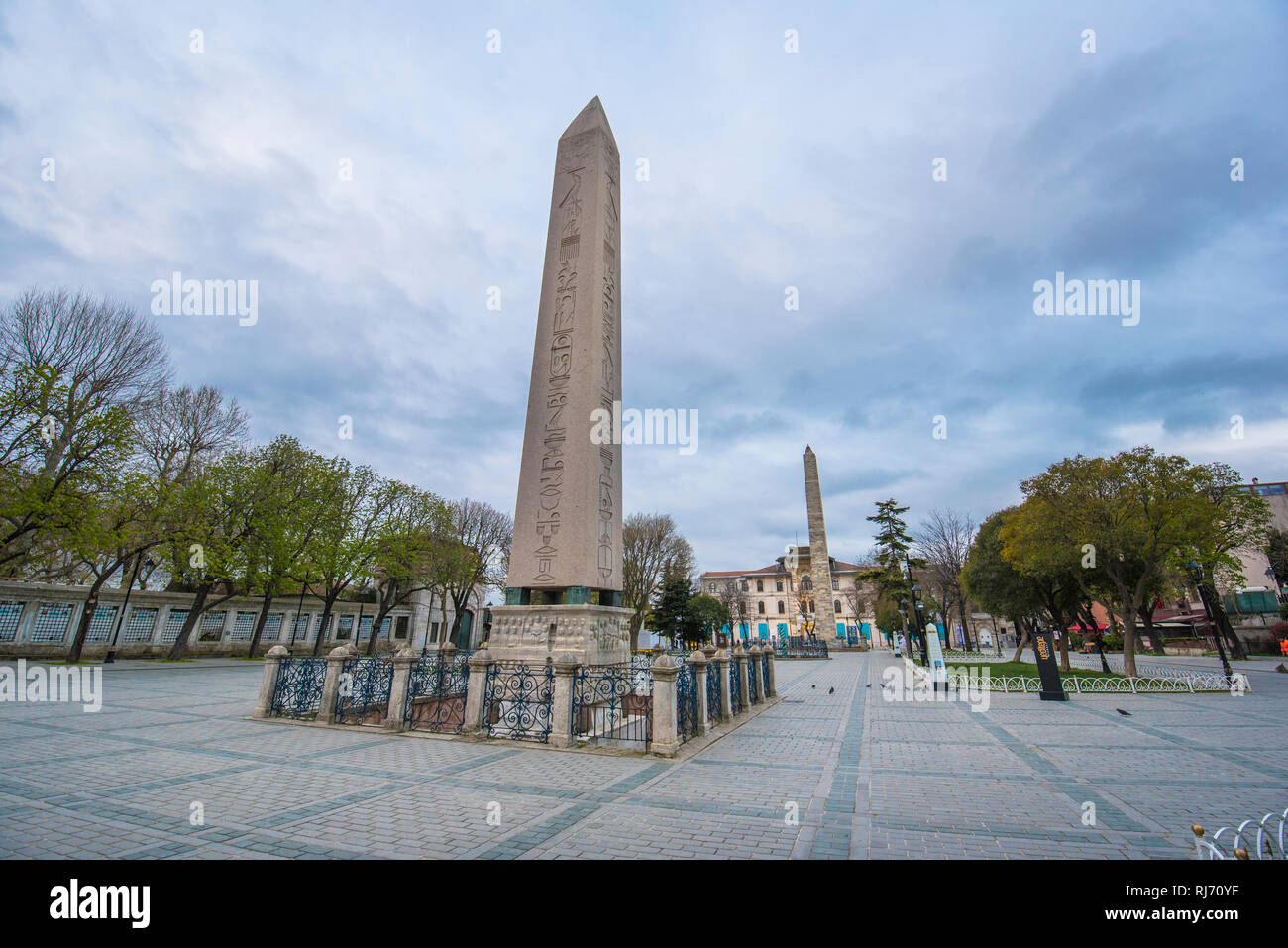 Ancient Egyptian Obelisk of Theodosius on the site of the ancient Roman