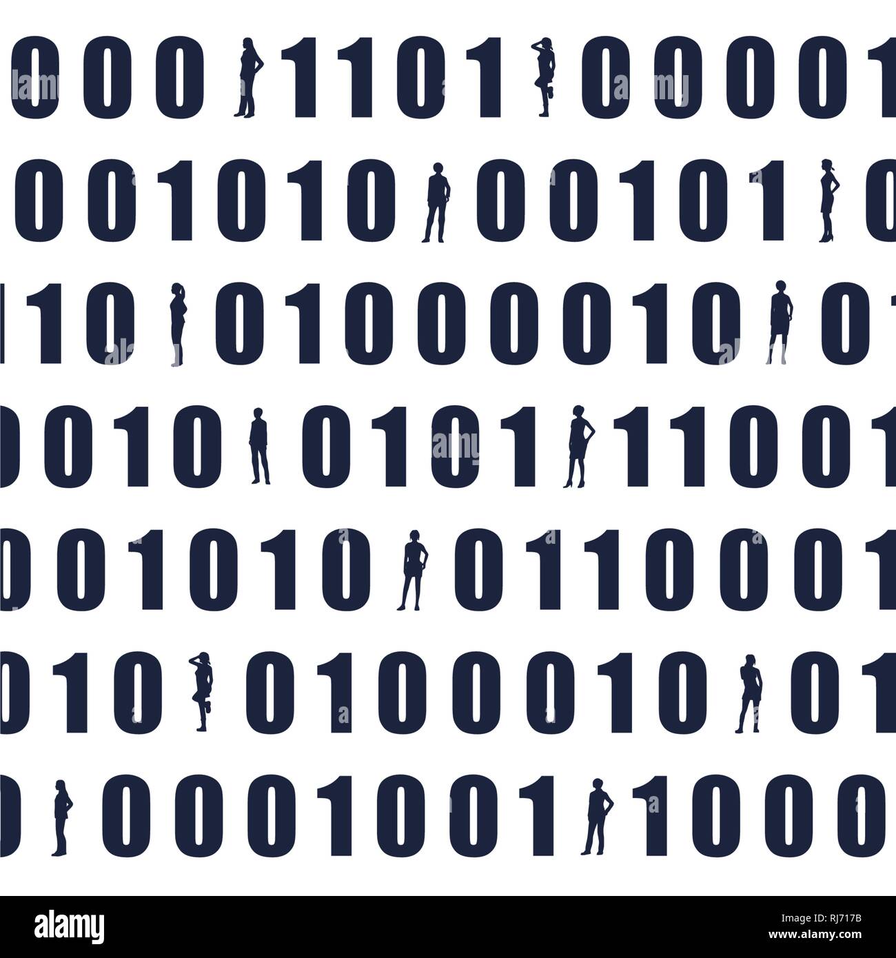 Binary code backdrop Stock Vector Image & Art - Alamy