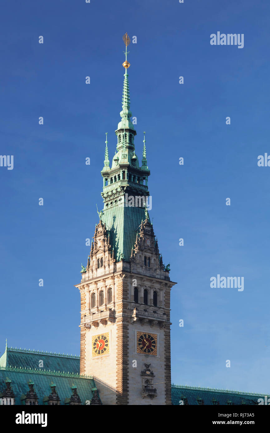 Rathaus, Hamburg, Deutschland Stock Photo
