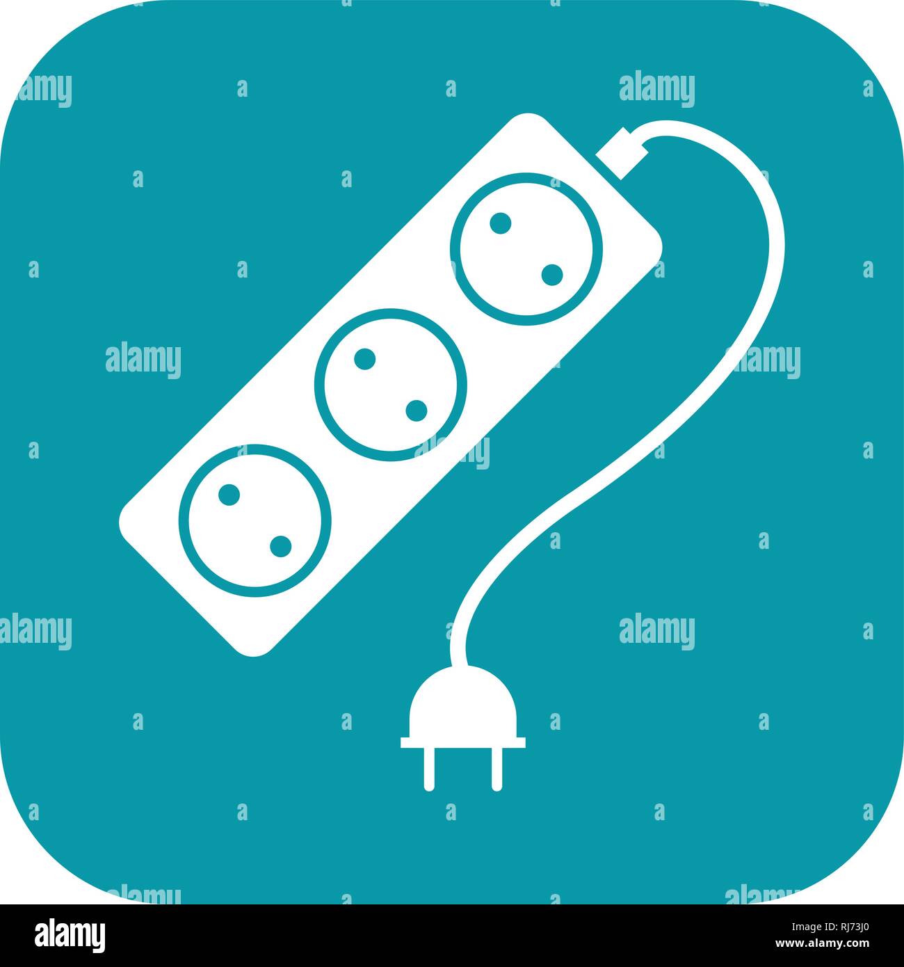 Extention Cable Vector Icon Sign Icon Vector Illustration For Personal ...
