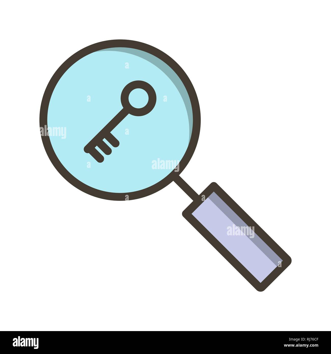 Vector Keyword Search Icon Stock Photo Alamy